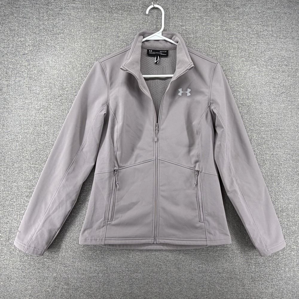 Under Armour Cold Gear Infrared Storm Jacket Women Size Small Light Purple